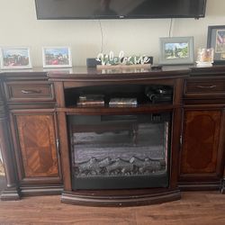 Electric Fireplace Console 