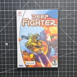 Dreamcast Deep Fighter Custom Case - NO GAME OR MANUAL