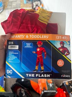 Rubies DC The Flash Toddler Costume 3T-4T (no mask)