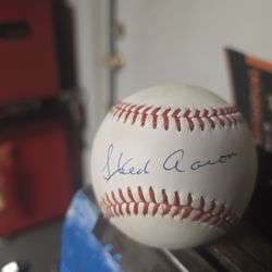 Hank Aaron Baseball 