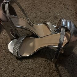 Silver heels