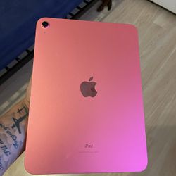 Pink apple ipad 10th gen