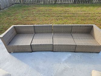 Outdoor Wicker Sectional
