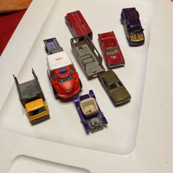 9 Collective Matchbox Metal Mini Miniature Cars Trucks Hotwheels