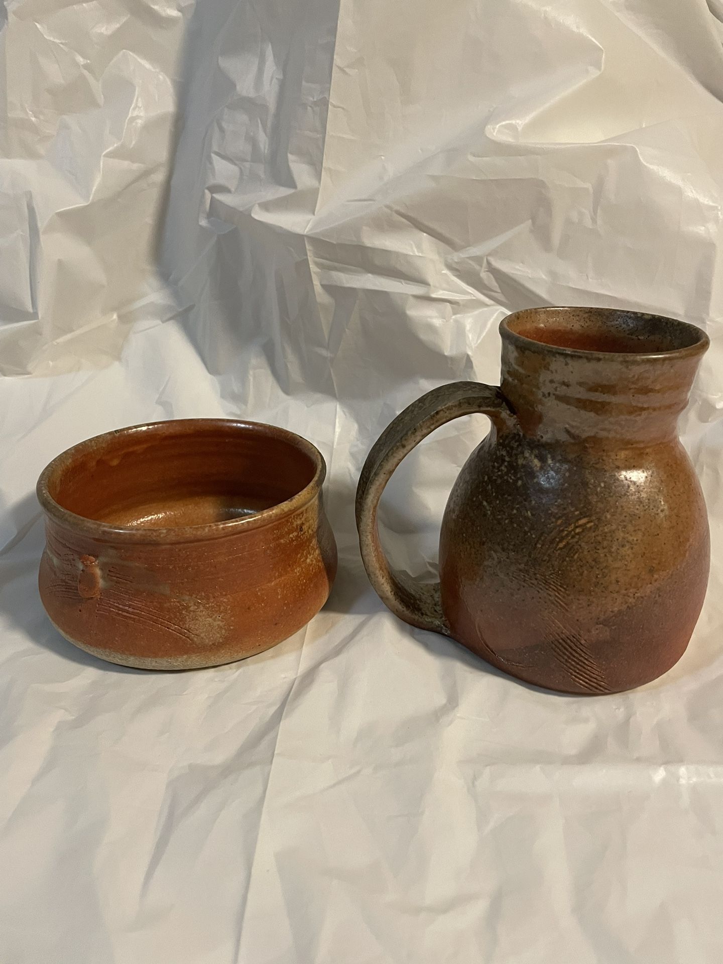 Handcrafted Ceramic Mug And Bowl Set