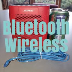 Bose SoundLink Bluetooth Red Portable Speaker Charging Cord