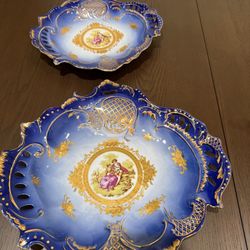 2 Beautiful  Plates  $50