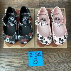 Mini Melissa Disney Mickey & Minnie ❤️ Toddler Brand New Shoes 