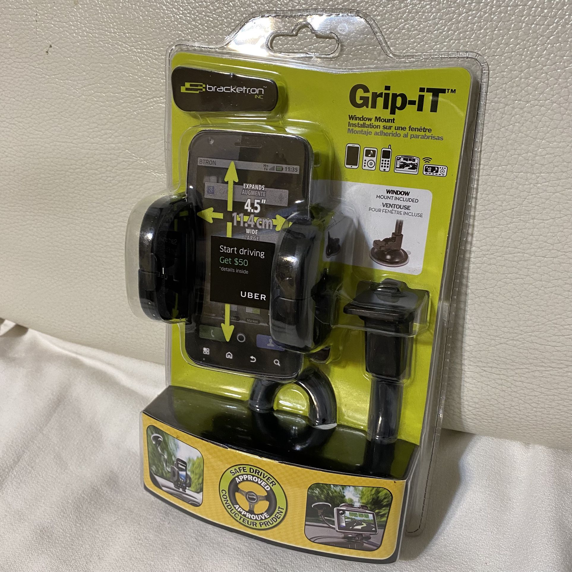 Bracketron INC Grip-iT Universal Window Mount