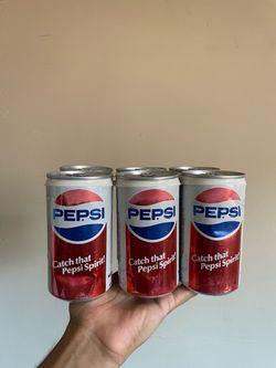 Vintage 1981 Pepsi 6 Pack Cans (EMPTY BUT SEALED) NASA Space Shuttle Landing