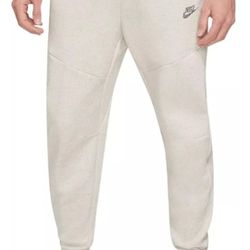 Nike Sportswear Tech Fleece DQ4317-100 White/Grey Heather Men's Joggers Size: L