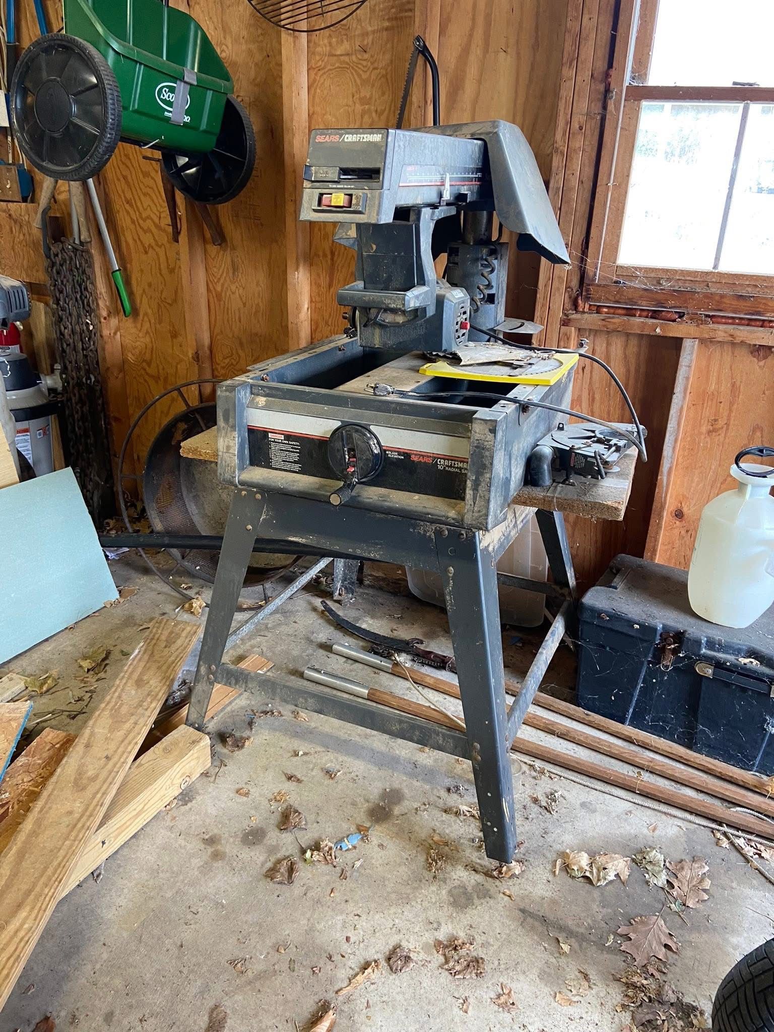 Sears craftsman radial saw