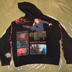 Civil Regime x Jujutsu Kaisen / JJK Yuji Itadori Hoodie - Size S