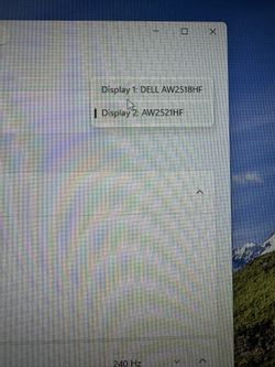 TWO 240HZ MONITORS FOR SALE.