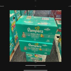 Pampers Diapers Size 3 Count 104 $26.00