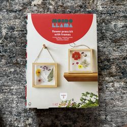 flower press kit with frames
