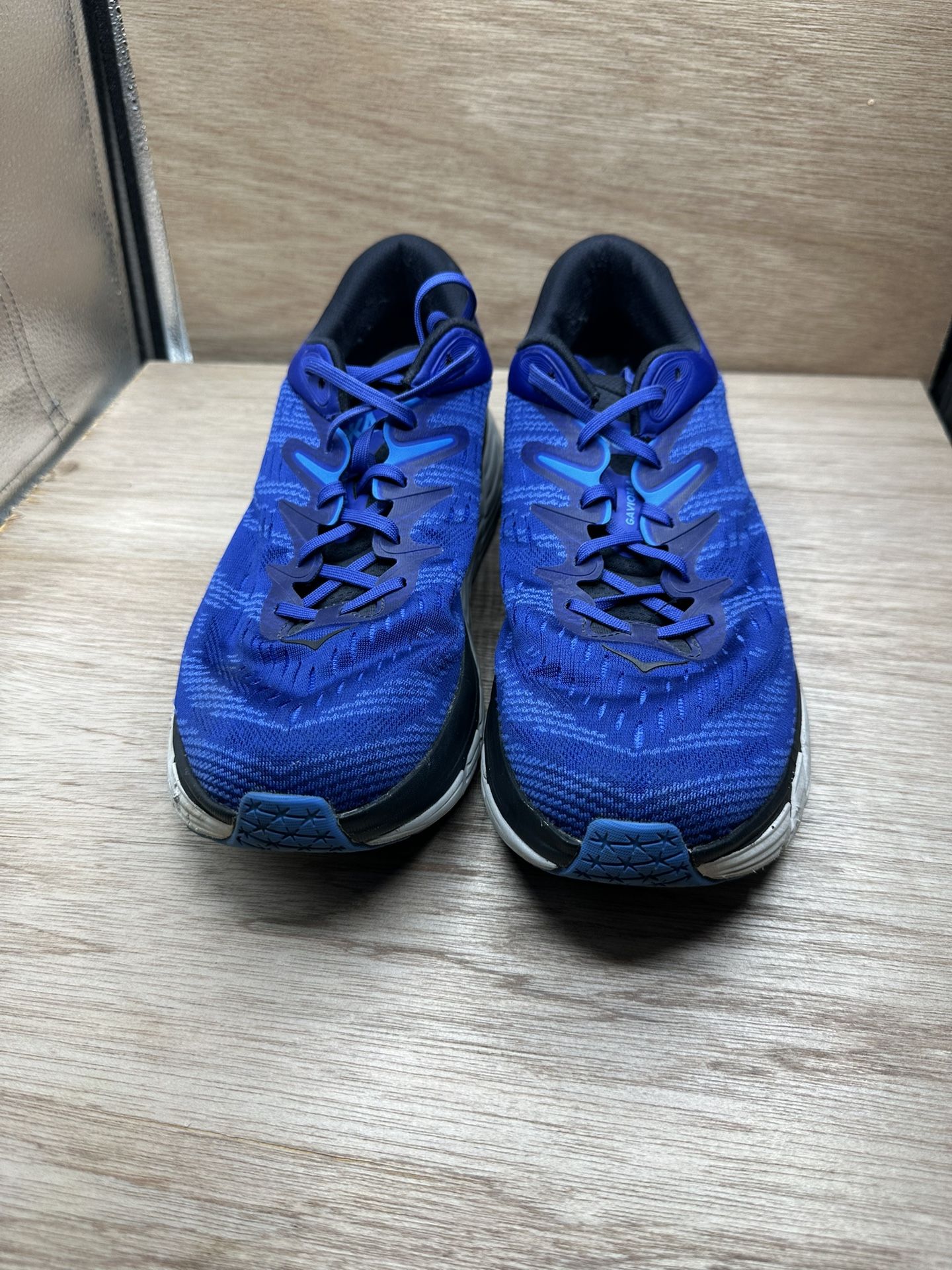 Hoka One One Gaviota 4 Mens Size 13D Blue Graphite Running Walking Gym Shoes