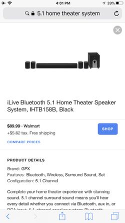 5.1 home theater system