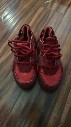 Red Nike Huarache Women Size 9.5