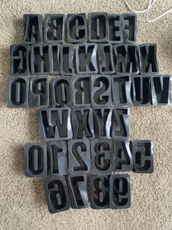 Silicone Baking Letters And Numbers