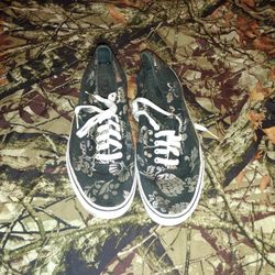 VANS Authentic 50th Anniversary Duke Black/Gold Foil/True White 12US Men 