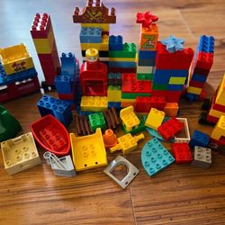 Genuine LEGO Duplo Lot + Iconic Storage Bin