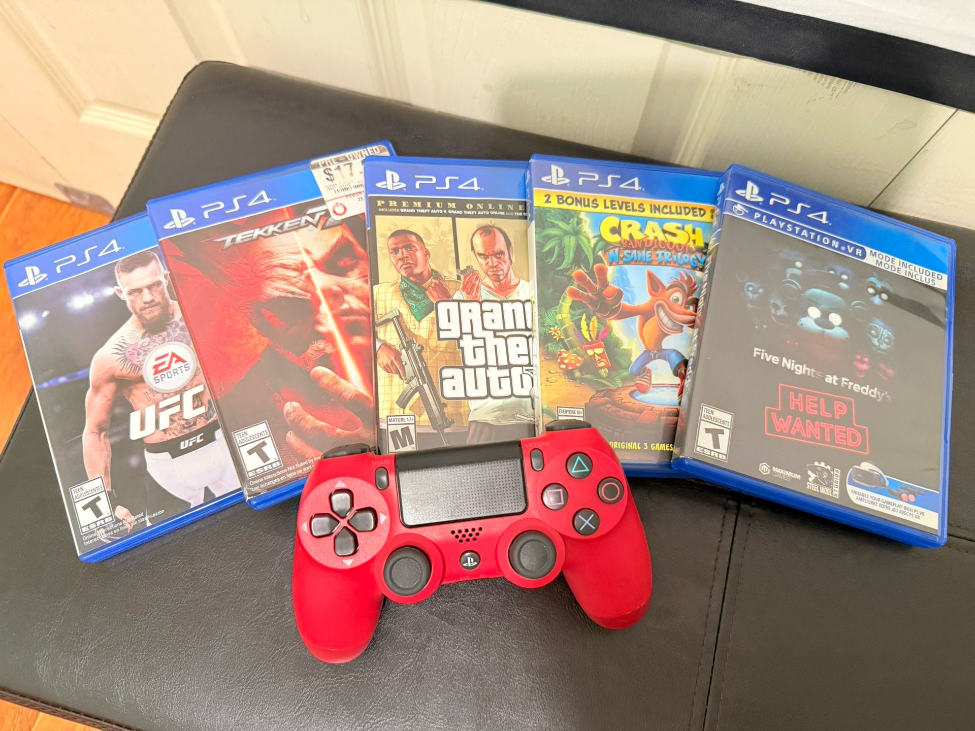 PS4 controller & games