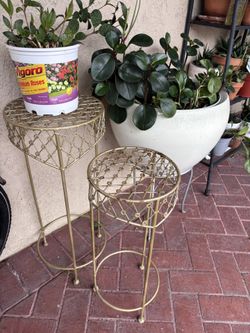 Set Of Metal Plant Stand