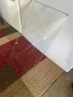 Glass shelves