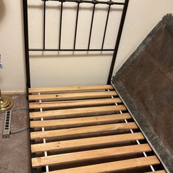 Antique Bed Frame With Used Matress
