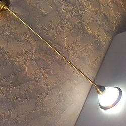 Hanging Pendant Light (Hard-Wired) with 6.5” Frosted Glass Shade (7.5” Trim), Adjustable Hanging Length up to 37” Max. Height,Three 9.5” Rods Included