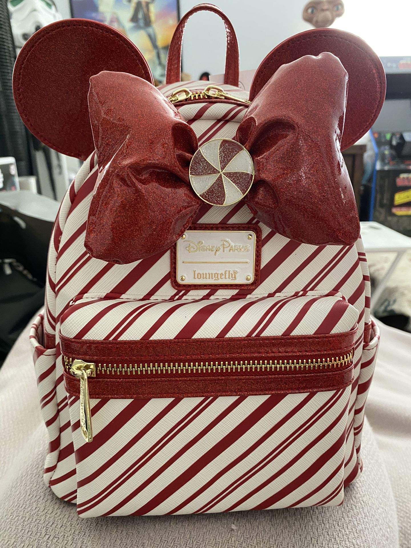 Loungefly Disney Candy Cane Backpack Park Exclusive