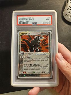Aggron ex Sandstorm PSA 9