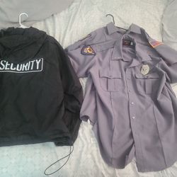 2 Security Shirts  1 Jacket