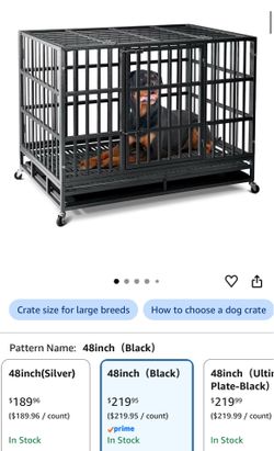 Heavy duty kennel w/ cover