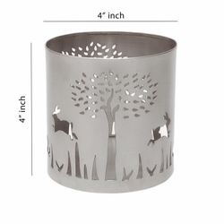 Metal Various Colors Candle Holder / Flower Pot 