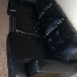 Leather Sofa 