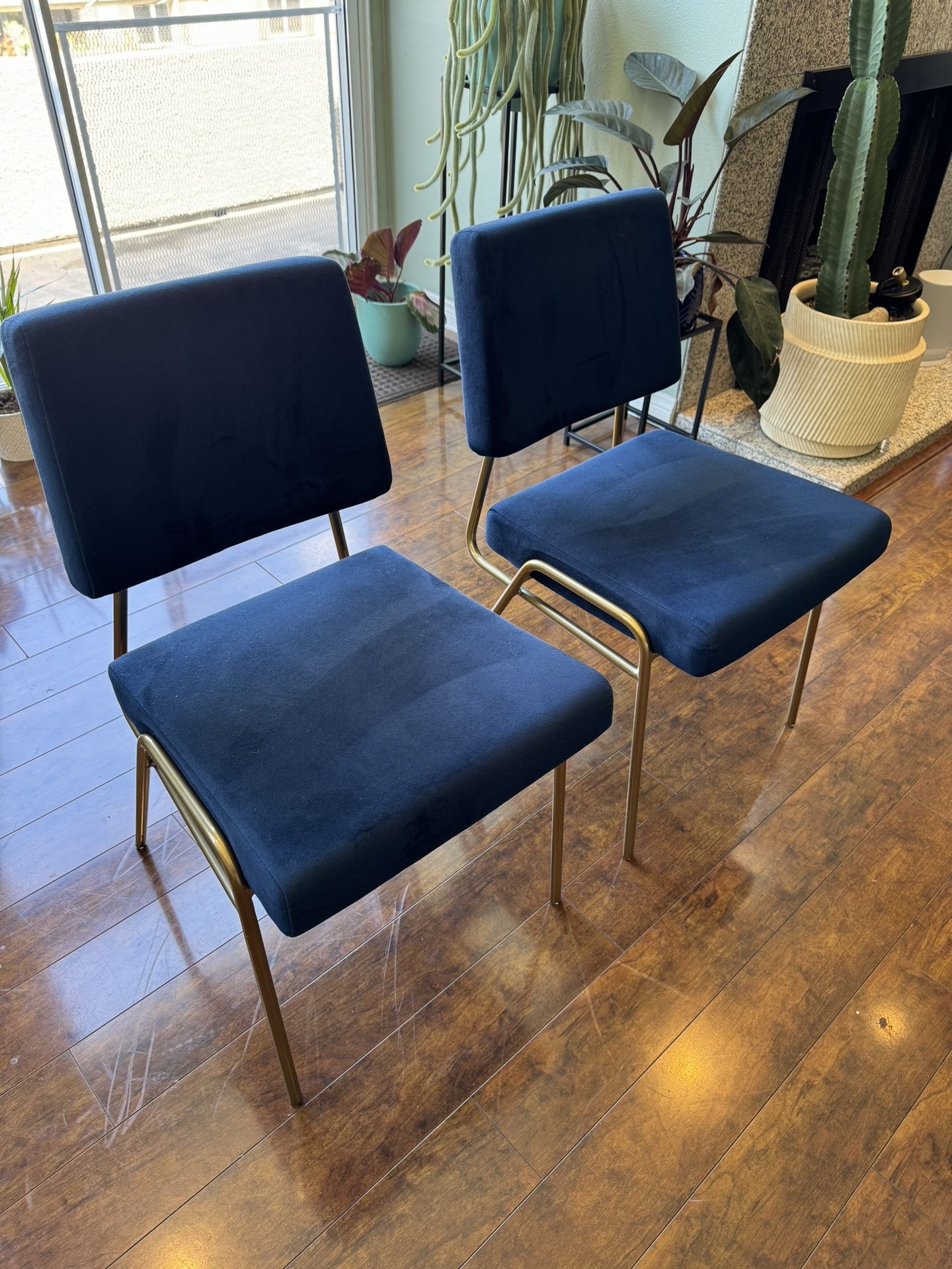 West Elm Wire Frame Dining Chairs (Set of 2)