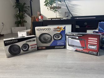 Kenwood speakers brand new.