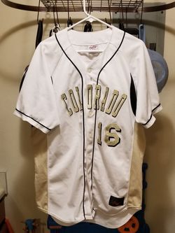 Rare University of Colorado Stitched Baseball Jersey#16 Brand RAWLING Size 2XL XXL