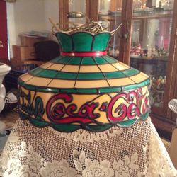 Antique Coca Cola lamp