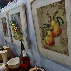 Distressed Fruit Wall Art