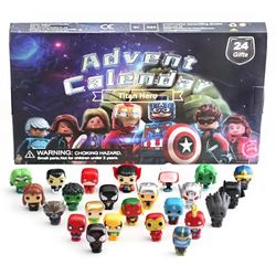 Lot of 24 Marvel Titan Hero Action Figures Mini Advent Calendar (Brand New Sealed in Original Box)
