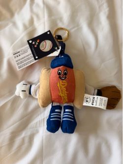 NWT!! Sold out everywhere Dodger Dog keychain/ bag charm