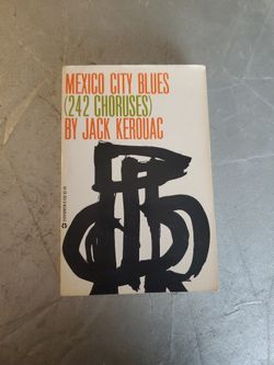 Jack Kerouac Mexico City Blues (242 Choruses) 1970 3rd Printing Grove Press