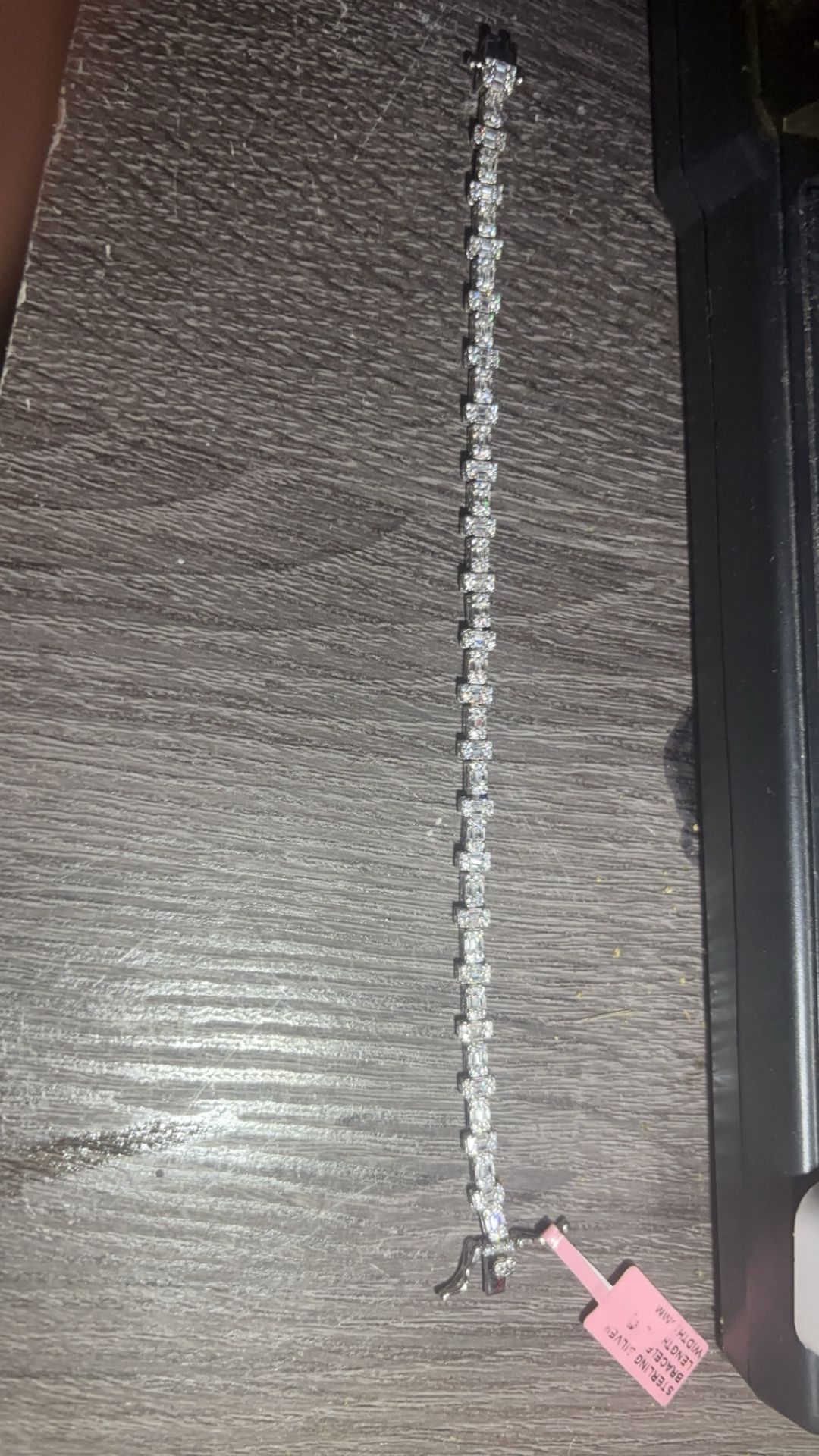 925 Sterling Silver Mosonite Baguettes