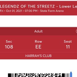 LEGENDZ OF THE STREETZ TOUR 3 Tickets 