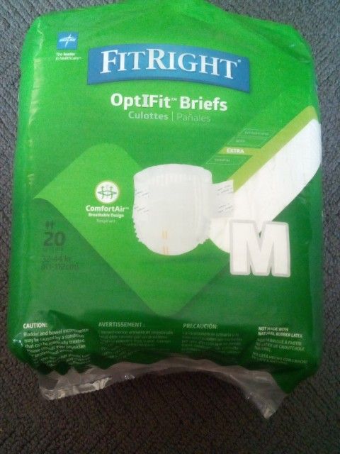 Fit Right Optifit Brief Adult Diapers