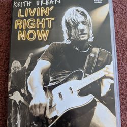 Keith Urban Livin' Right Now Dvd