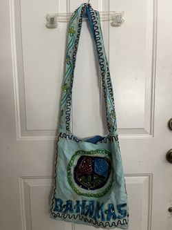 Peace Hippie Bahamas Bag With Zippers. Like New